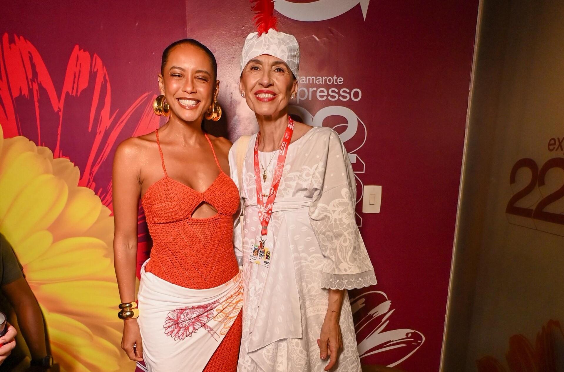 Flora Gil recebe Taís Araújo, Lázaro Ramos e famosos no Expresso 2222 em Salvador