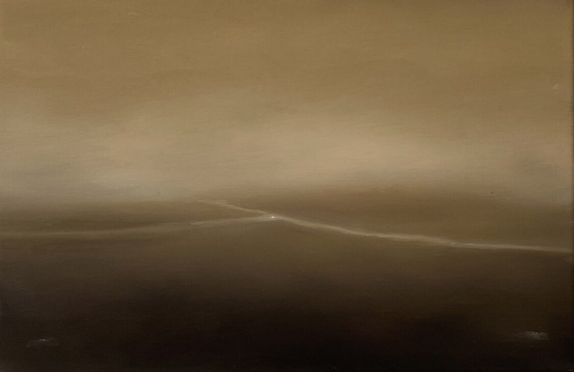 Ana Sant'Anna_Encruzilhada_2025 - Óleo sobre tela - 20 x 30 cm