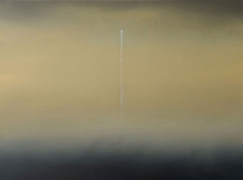 Ana Sant'anna - Retidão, 2025 - Óleo sobre tela - 30 x 40 cm