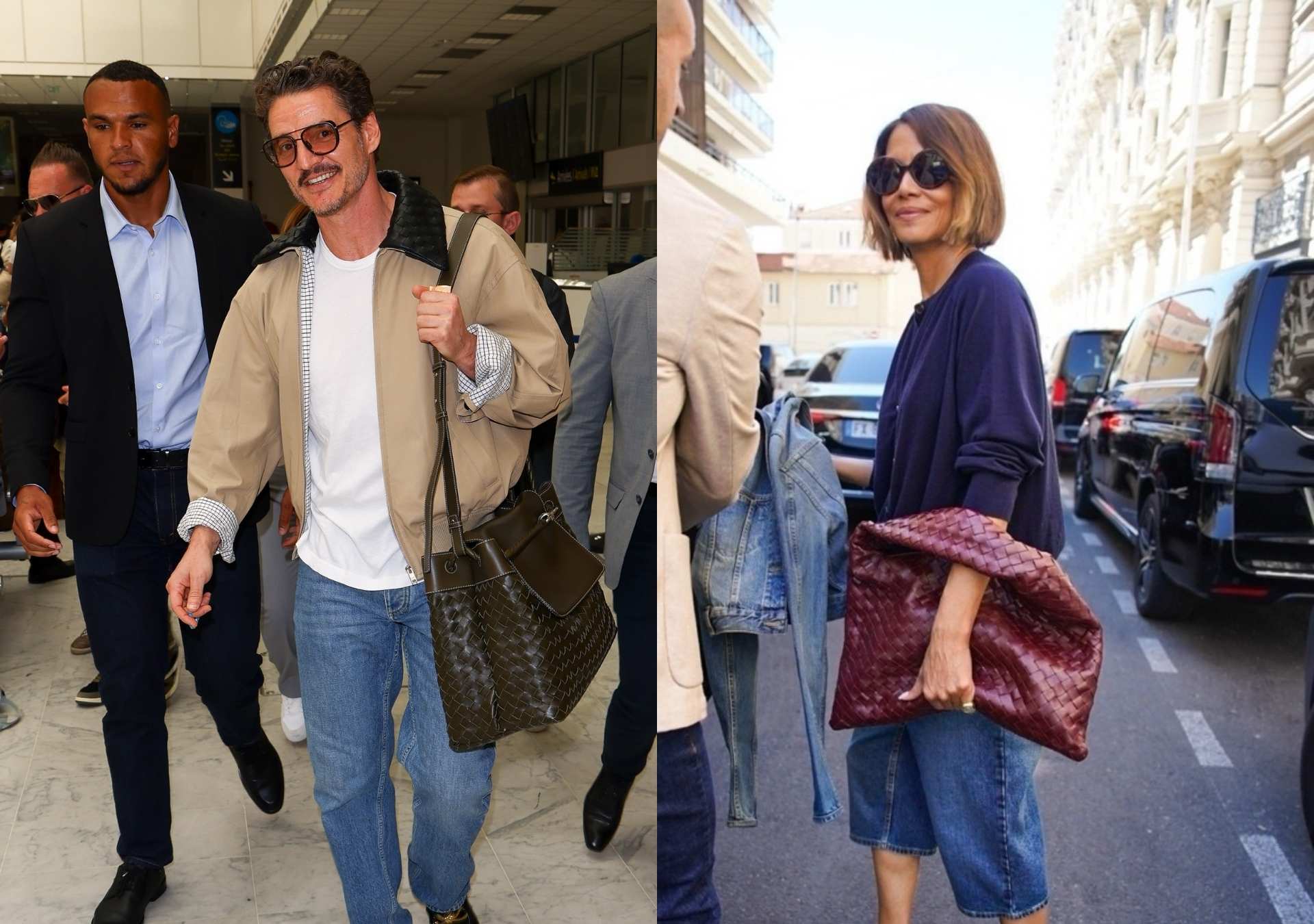 Pedro Pascal e Halle Berry vestem Bottega Veneta em Cannes