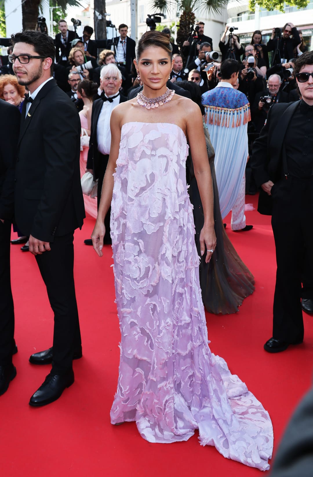 Thássia Naves veste Caroline's Couture para o Festival de Cinema em Cannes - Foto: Ernesto Ruscio/Getty Images