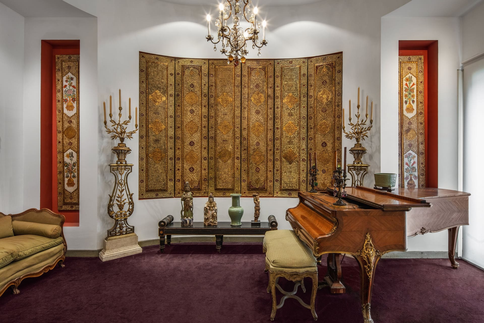Sala de música da Casa Museu Ema Klabin. Foto: Nelson Kon / Arquivo Casa Museu Ema Klabin